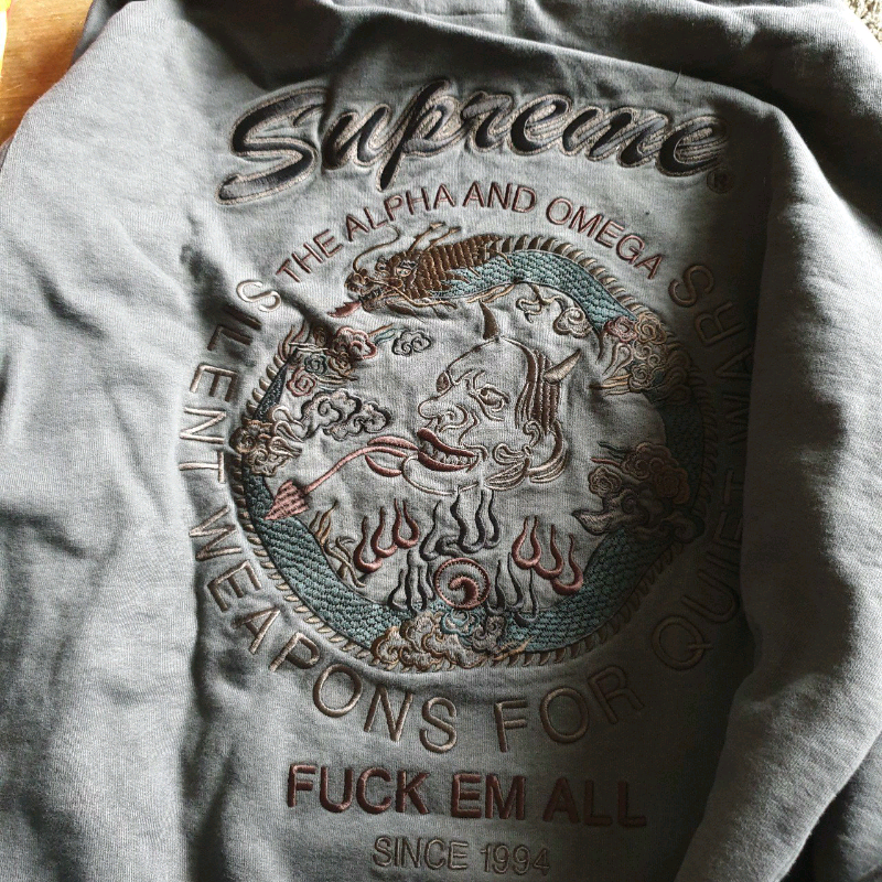 supreme dragon hoodie